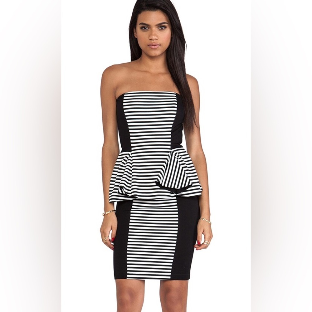 Camilla Dress in Black/White Stripe
TORN BY RONNY KOBO size XS